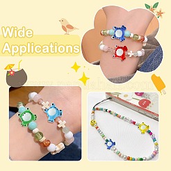 7Pcs 7 Colors Handmade Lampwork Beads&nbsp;LAMP-CJ0002-15