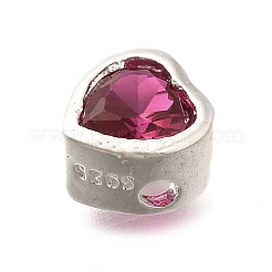 925 Sterling Silver Cubic Zirconia Beads&nbsp;STER-L066-06S-07