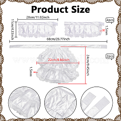 Polyester Lace Collar & Oversleeves&nbsp;AJEW-WH0709-242A