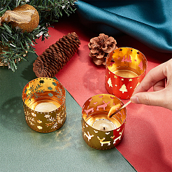 3Pcs 3 Style Iron Candle Holder&nbsp;DIY-PH0003-34
