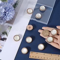 12Pcs ABS Plastic Shank Buttons&nbsp;BUTT-GF0003-47B