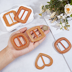 6Pcs 6 Styles Plastic Buckles&nbsp;DIY-GF0013-13