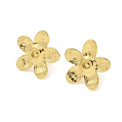 Ion Plating(IP) 304 Stainless Steel Earring Findings&nbsp;EJEW-O002-01G