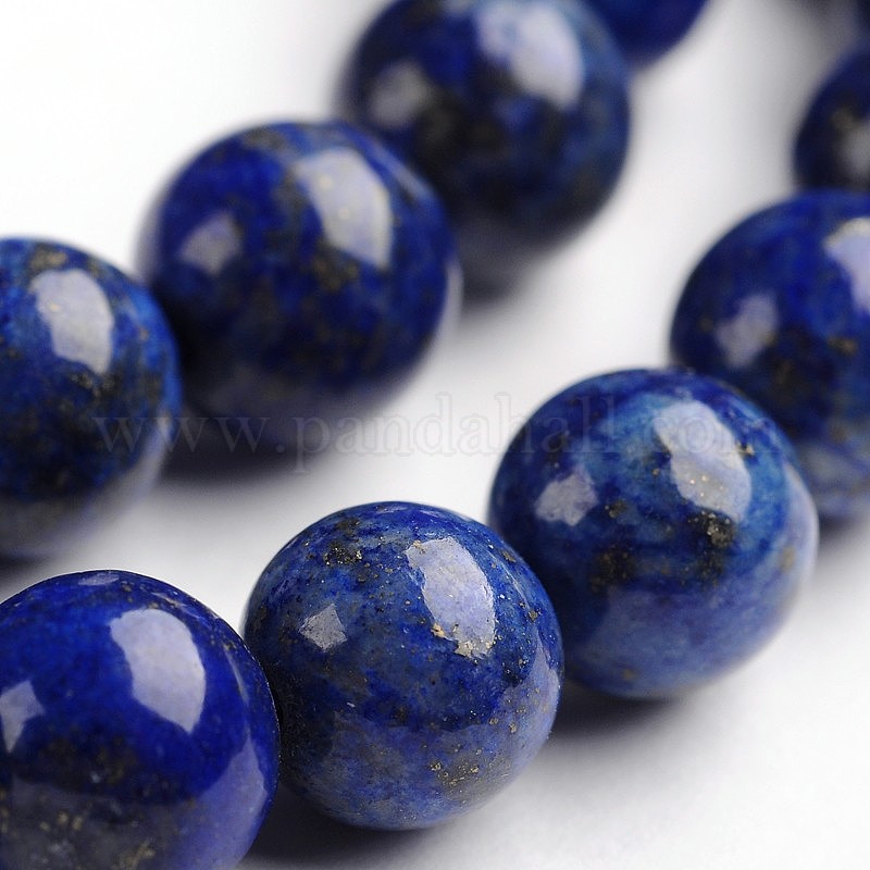 Natural Lapis Lazuli Bead Strands, Oval, 13~14mm main image 0