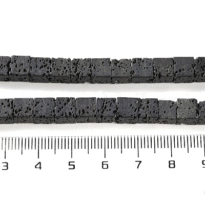 Synthetic Lava Rock Dyed Beads Strands&nbsp;G-H311-02B-10-1