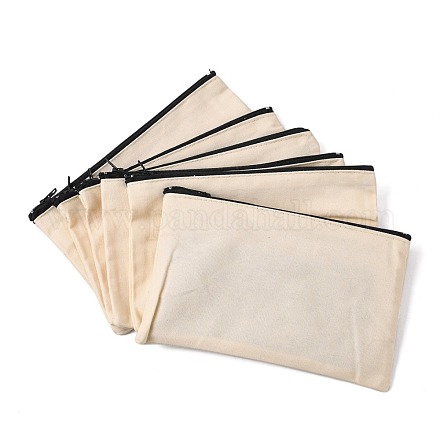 Wholesale Blank DIY Craft Bag Canvas Pencil Pouch Pandahall