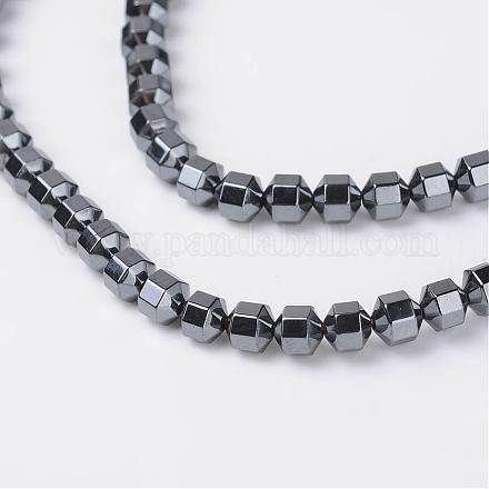 Non-Magnetic Synthetic Hematite Beads Strands&nbsp;G-D800-12A-1