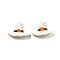 Halloween Theme Resin Decoden Cabochons, White, Witch Hat, 11x17.5x5.5mm