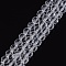 Transparent Glass Bead Strands, Faceted(96 Facets), Round, Clear, 6mm, Hole: 1mm, about 97~98pcs/strand, 19.88~20.28''(50.5~51.5cm)