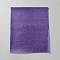 Rhinestone Sticker, Rectangle, Tanzanite, 240x200x1.7mm