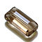 Imitation Austrian Crystal Beads, Grade AAA, Faceted, Rectangle, BurlyWood, 8x14x5.5mm, Hole: 0.9~1mm