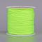 Nylon Braided Threads, Chinese Knotting Cords for Jewelry Making Macrame Craft, Lawn Green, 0.8mm, about 49.21 yards(45m)/roll