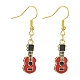 Golden Alloy Enamel Dangle Earrings&nbsp;EJEW-JE05653-04-1
