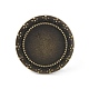 Adjustable Alloy Ring Components&nbsp;PALLOY-WH0101-70AB-2