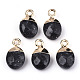 Natural Larvikite Charms&nbsp;G-N326-58A-2