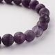 Natural Amethyst Beads Stretch Bracelets&nbsp;BJEW-JB02445-04-2