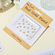 30Pcs Brass Ear Nuts&nbsp;KK-BBC0019-92G-6