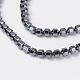 Non-Magnetic Synthetic Hematite Beads Strands&nbsp;G-D800-12A-1