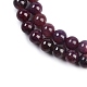 Natural Gemstone Ruby Round Beads Strands&nbsp;G-O017-6.5mm-06-2