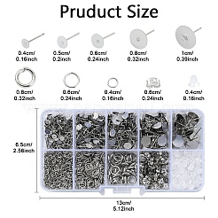 DIY 304 Stainless Steel Stud Earring Making Kits&nbsp;DIY-YW0010-50