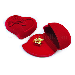 2Pcs Velvet Organizer Ring Boxes&nbsp;CON-LP0001-82