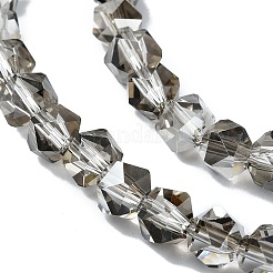 Electroplate Glass Beads&nbsp;EGLA-L018-B-AB03