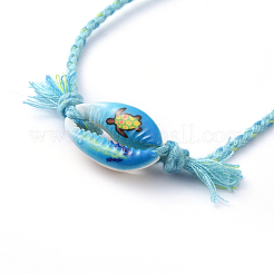 Adjustable Braided Bead Bracelets&nbsp;BJEW-JB05152-02