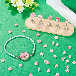 200Pcs Flower & Butterfly Resin Cabochons&nbsp;CRES-TA0001-89E