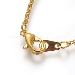 Brass Chain Necklaces&nbsp;NJEW-D079-G