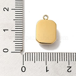 304 Stainless Steel Glass Pendants&nbsp;STAS-L022-062G-04