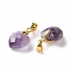 Natural Amethyst Pendants&nbsp;G-C023-07C