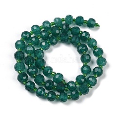 Natural Dyed White Jade Beads Strands&nbsp;G-H057-A20-01