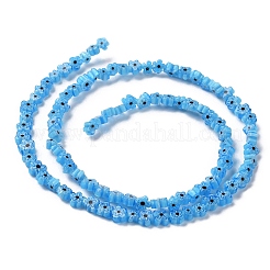 Handmade Millefiori Glass Bead Strands&nbsp;LAMP-J035-4mm-71