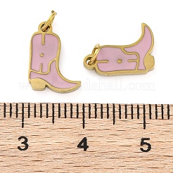 Ion Plating(IP) 304 Stainless Steel Enamel Charms&nbsp;STAS-Z104-05G