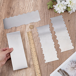 4Pcs 4 Styles Cake Cream Stainless Steel Scraper&nbsp;AJEW-AR0005-76