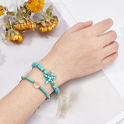 10 Strands 5 Style Synthetic Turquoise Beads&nbsp;G-OC0002-15