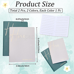 2Pcs Paper Oath Notebooks&nbsp;AJEW-CP0011-24B