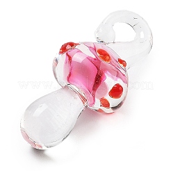 Transparent Handmade Lampwork Pendants&nbsp;LS-LAMP-T021-14D