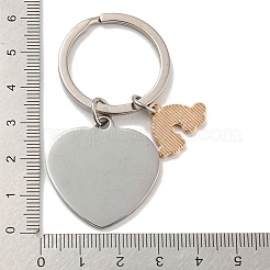 Mother's Day Gift 201 Stainless Steel Heart with Word Remember I Love You Mom Keychains&nbsp;KEYC-E040-04P