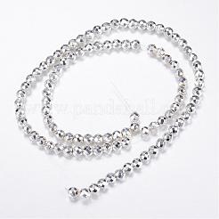 Electroplate Non-magnetic Synthetic Hematite Bead Strands&nbsp;G-Q465-16S