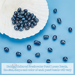 50Pcs Large Hole Pearl Beads&nbsp;PEAR-PH0001-19