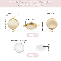 DIY Flat Round Stainless Steel Connector Charms Making Kits&nbsp;DIY-BBC0002-88