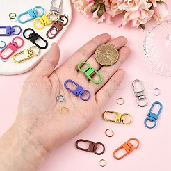 22Pcs Zinc Alloy Baking Paint Swivel Snap Hook Clasps&nbsp;FIND-YW0010-50
