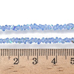 Electroplate Transparent Glass Beads Strands&nbsp;EGLA-P061-04C-AB18