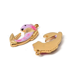 304 Stainless Steel Enamel Pendants&nbsp;STAS-T068-78A-02