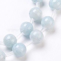 Natural Dyed Marble Beads Strands&nbsp;G-I203-A-8mm-1