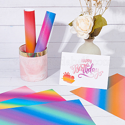 6Sheets 6 Style Self Adhesive Vinyl Laser Sticker&nbsp;DIY-AR0002-22