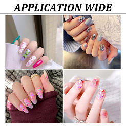 5 Bags 5 Styles Plastic Nail Art Glitter Sequins&nbsp;MRMJ-TA0001-32