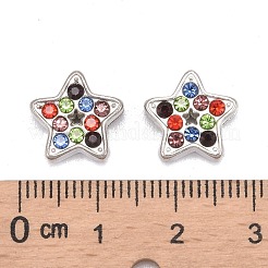Rhinestone Alloy Pendant&nbsp;RSB357-2