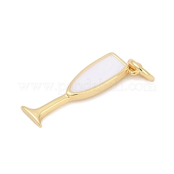 Brass Enamel Pendants&nbsp;KK-U062-02A-01